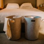Parker Baby Nursery Laundry Hamper - Felt Storage Basket and Baby Hamper for Nursery (Oatmeal) - Image 5
